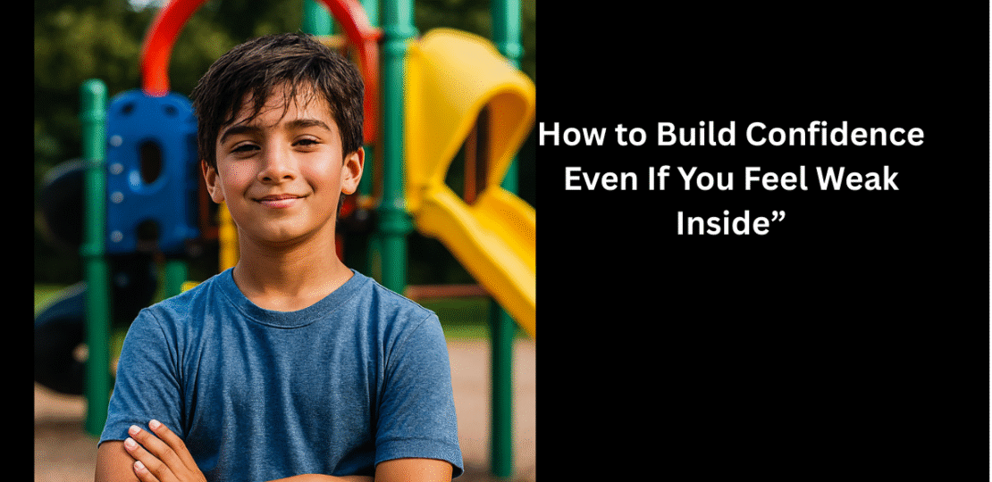 how to build confidence even you feel weak insidek